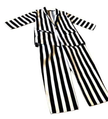 Beetlejuice Kids Costume - Custom Pinstripe Blazer & Pants Set