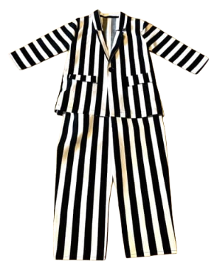 Beetlejuice Kids Costume - Custom Pinstripe Blazer & Pants Set